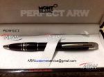 Perfect Replica AAA Montblanc StarWalker Black and Silver Ballpoint Pen
